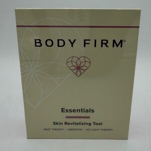 Body Firm Essentials Skin Revitalizing Tool Heat Vibration LED Light Therapy NEW